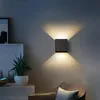 Väggljus för hemmet inomhusbelysning spegel främre lampa modern minimalistisk låda sconce dekorativa armaturer296y