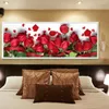 YGS-762 DIY 5D Full Diamond Red Rose Diamond Målning Cross Stitch Kits Diamond Home Decoration259w