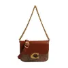 Designer's New Wholesale Price Fashion Bag Fashion Small Square Bag for Women Spring New Saddle Chain Single Shoulder Crossbody