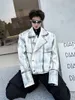 Men's Jackets SYUHGFA 2024 Spring PU Leather High Street Turn Down Collar Contrast Color Male Coats Niche Design Trendy