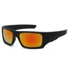 Солнцезащитные очки 2024, мужские брендовые дизайнерские модные спортивные квадратные солнцезащитные очки для мужчин, винтажные солнцезащитные очки для вождения, рыбалки, очки UV400