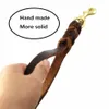 Braided Dog Leash 100% Cow Leather Dog Rope with Two Handles for German Shepherd Labrador Pitbull 180cm Long269h