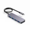 4 em 1 USB C Hub Dock Type C para USB 3.0 Adaptador divisor de 4 portas para Macbook Pro Huawei Matebook Laptop PC