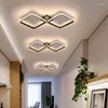 Lustres modernes couloir intérieur LED plafond pour salle à manger salon décor à la maison chambre lampe Hall Lustre