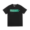 Vlone T-shirt Big "V" Tsgirtmen's / Women's Couples Casual Fashion Trend High Street Loose Hip-Hop100% Cotton Printed Round Neck Shirt US Size S-XL 1520