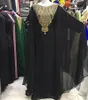 Ubranie etniczne haftowany kurtas Dubai Kaftan 2-częściowy zestaw Farasha Abaya