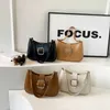 HBP PU Leder Kleine Unterarmtaschen für Frauen 2024 Koreanische Mode Retro Einfache Umhängetasche Dame Handtaschen und Geldbörsen