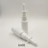 120pcs 30ML/1oz White Plastic Medical Nasal Spray Bottles Pump Sprayer Container Vial Pot for Wash Applications Jwrsp