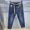 Jeans da uomo, versione slim fit micro span, buona elasticità, versione fashion-8955