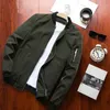 Chalecos para hombres 2024 Spring Black Bomber Jacket Hombres Streetwear Hip Hop Slim Fit Pilot Coat Chaquetas