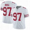 Fans Tops Voetbalshirts Lance Jersey Nick Bosa Deebo Samuel George Kittle Jimmy Garoppolo Fred Christian Mccaffrey JoeH240312