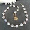 YYINY FRESPRIWATERWHOLE COIN PEARL NECKLACE CHARMペンダント女性ファッションジュエリー240311