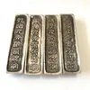 Whole Antique Sycee Silver Ingot Old Ingot Broken Silver White Copper Silver Plated Ten Liang Bar Sycee235d