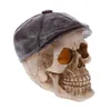 Hartsimulering Skull Form Terrarium Reptil Dölj Cave for Aquarium Fish Tank Decoration Ornament Y200922224N