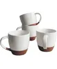 Wine Glasses Ceramic Large Latte Mug Porcelain Coffee Cups With Big Handle Modern Unique Style For Party Home Restaurant