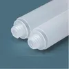 15 30 50mlエアレスポンプフロストボトル詰め替え可能なトラベルローションコンテナヴァカムファインミストスプレーボトルプラスチック化粧品ディスペンjwh fltp
