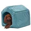 Cuccia per cani Cama Para Cachorro Soft Dog House Coperta Opzione Pet Cat Dog Home Shape 2 colori Rosso Verde Cucciolo Kennel Soft 2011232373