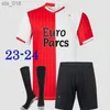 Fans Tops FeyENooRdS Maillots de football Voetbal Kids Kit 2024 Maillot de football Entraînement Accueil Fan Player Version Bois Dilrosun Hanckoh240312