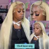 613 Lace Frontal Wigs Human Hair Colored Honey 13x4 13x6 HD Transparent Lace Front Wig Bone Straight Lace Front Wigs for Women