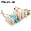 6pcs lot Mix Pet Catnip Mice Cats Toys Fun Plush Mouse Cat Toy For Kitten1157u