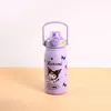 Kuromi Thermos Water Bottle Anime Kawaii My Melody Student Portable Wacuum Flask Insulated Water Cup Kid Gift