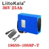 Liitokala 36V 25AH 18650 10S8p Batteria per biciclette elettriche 36V 25AH 1000W Batteria di litio BATTERA DI LITITIO IN CHIETTO 20A BMS BECIE ELETTRICI MOTORE