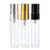 25ml 5ml 10ml Voyage Portable Mini verre Spray Parfum Pompe Bouteilles de parfum Récipient cosmétique Urivm