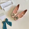 Ballet flats slingbacks sandaal hoge hakken vrouw designer visser schoenen Espadilles ballet schoenen vrouw feestjurk schoenen dikke hakken letter designer schoenen