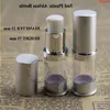 10pcs/lot 5ml Plastic Argentous Lotion Airless Pump Spray Bottle 1/6OZ Cream Emulsion Small Container Refillable Packaginghood qty Qowql