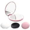 LED Light Mini Makeup Mirror Compact Pocket Face Lip Cosmetic Mirror Travel Portable Lighting Mirror 1x 5x Förstoring Foldbar Y20265O