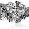 Moda Wall Art Canvas Painting 5 pezzi Abstract Banksy Graffiti Collection Decorazione domestica moderna Scegli il colore e la dimensione No Fram211s