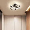 Luzes de teto modernas led luz nórdica iluminação interior sala estar quarto varanda decoração anel cozinha flor luminária lâmpadas