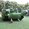 wholesale 9mLx3.5mWx2.5mH (30x11.5x8.2ft) Modèles de chars réalistes gonflables Gonflage de ballons de chars militaires Modèle de simulation d'explosion pour la décoration d'événements