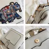 Designer Luxury Handbags Crossbody Bags Elephant broderade för kvinnor läder handväska messenger väska plånböcker Satchels 240307