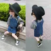 Girl Dresses 2-10T Girls Denim Overalls Skirtall Jumper Plain Pinafore Mini Dress Toddler Spring Clothes Kid