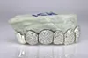 10 na 10 VVS MOISSANITE Diamond Grillz Iced Out Bussesed Down Hip Hop Biżuter