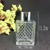 Botella de perfume de vidrio cuadrada de 50 ml Botella de spray de vidrio transparente Botella de embalaje de fragancia Recargable envío rápido F20173698 Qfqxg Cfrmp