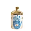 Yeux bleus Hamsa main créative pot de rangement en céramique tasse à café plateau à bijoux bougie tasse décoration de la maison assiette vaisselle 240307
