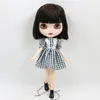 ICY DBS Blyth Puppe 16 Bjd Gelenkkörper kurzes braunes Haar mattes Gesicht 30 cm Spielzeug Mädchen Geschenk Anime 240304