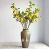 Artificial Plant Lemon Tree with Fruit Branches Store Living Room Decoration Plant Decoration Garden Decoration No Vase T2005092128