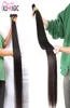 Włosy wyrównane do naskórek 30 32 34 36 38 40 cali wiązki 100 Remy Virgin Human Hair Bundles Natural Black 100gbundle Factory 2792340