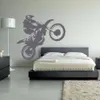 Adesivo de parede de vinil para motocross, decalque de parede para motocicleta, decalque para casa, para sala de estar, quarto, decoração, dirt bike272w