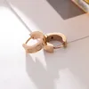 Mujeres gruesas para hombre diseñador pendiente parejas boda día de San Valentín delicado amor lujos simples joyería perno prisionero cristal orecchini aro pendientes de diamantes brillantes ZB015 I4