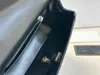 Bolsa de designer bolsa de ombro bolsa de luxo bolsa pequena sacola clássica bolsa de aba com alça de corrente bolsa feminina bolsa de couro genuíno bolsa de cintura 21 * 12cm