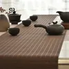 RAYUAN – chemin de Table en bambou naturel lié, napperon, tapis à thé, napperons, plafond, décor de café à la maison, 240307