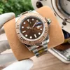 204 Orologio meccanico da donna di marca di moda di alta qualità con diametro.Super resistente all'acqua da 37 mm, luce notturna, datario con mirino più grande