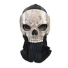 Designer Masks Ghost mask V2 - Operador MW2 airsoft COD Cosplay Airsoft Tactical Skull Full Mask