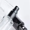 5ML 1/6Oz Atomizzatore di profumo lungo e sottile Forma quadrata Bottiglie spray vuote riutilizzabili in vetro trasparente Spruzzatori da viaggio Warrb Ijrqi