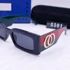 Schmale Sonnenbrille, Designer-Sonnenbrille für Damen und Herren, große Buchstaben, gestreift, Sonnenbrille, Luxus-Retro-Trend-Brille, adumbrale Outdoor-Strandbrille