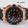 Orologio Athleisure AP al quarzo Royal Oak Offshore 26401RO Orologio sportivo in oro rosa con cronografo in ceramica nera Meccanico automatico Orologio svizzero per il tempo libero di lusso Diametro 41 mm